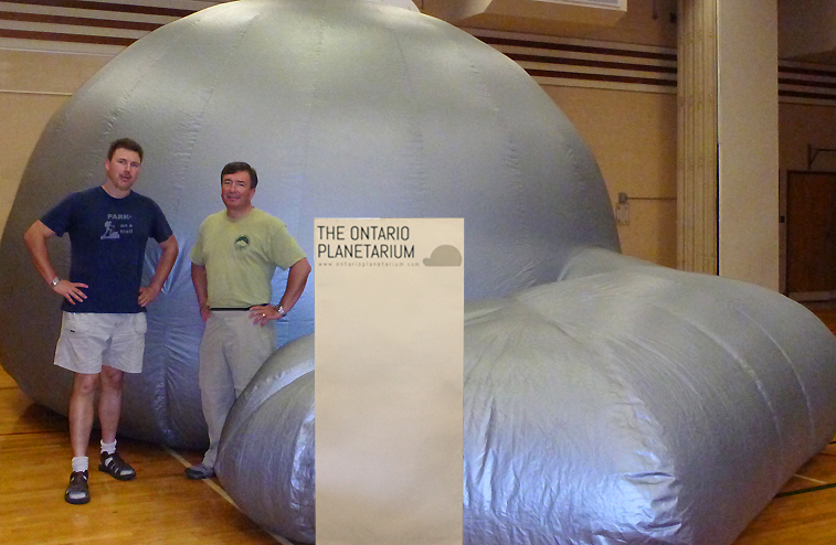 peterborough_planetarium_portable_inflatable_dome_outside_peter_rick